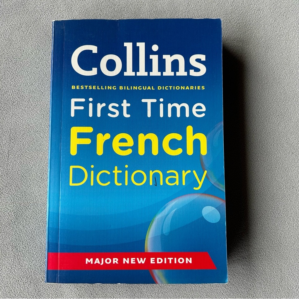 First Time French Dictionary ~ Collins ~ Paperback